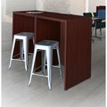 Legacy Standing Desk, 23" D, 36" W, 42" H, Mahogany, Melamine Laminate LSSD4136MH